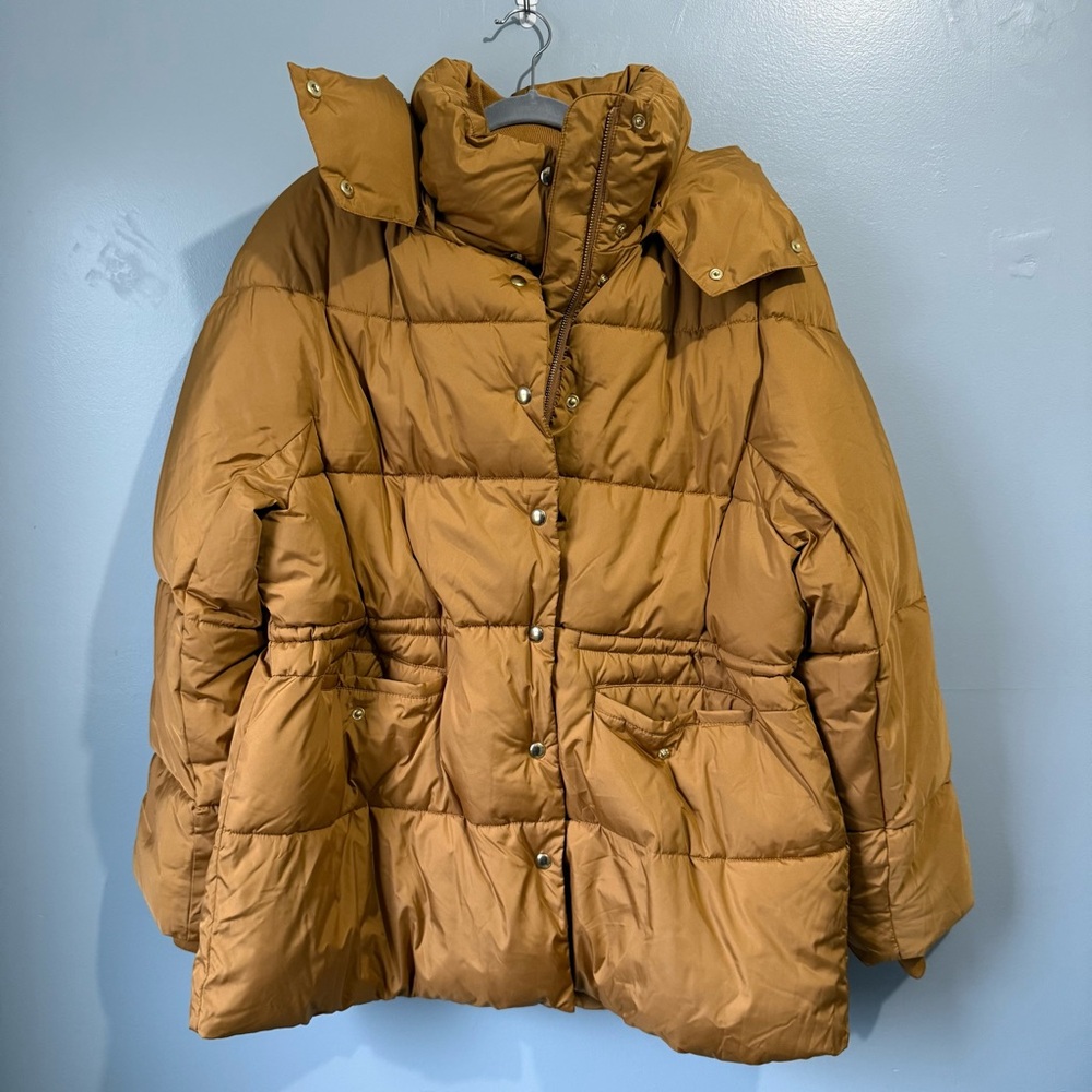 J Crew Chateau Puffer Jacket Size XL